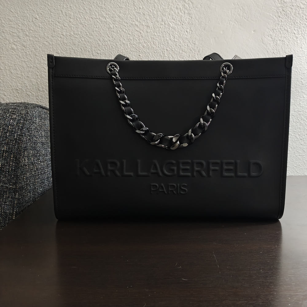 Karl Lagerfeld Black Tote Bag